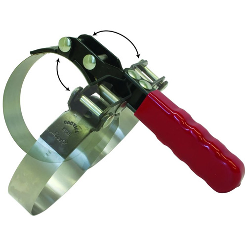 Petite cl&eacute; pour filtre &agrave; huile standard &agrave; prise pivotante, 3-1/2" - 3-7/8" Capacit&eacute; du filtre Les Fournitures Industrielles Méga
