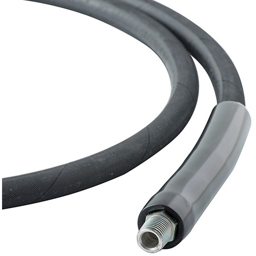 Tuyau, Hydraulique, Caoutchouc, 1/4" dia. x 10', 10 000 PSI, 3/8 NPT Les Fournitures Industrielles Méga