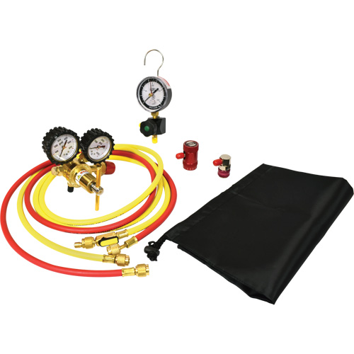 Automotive A/C Nitrogen Leak Test Kit with Regulator Les Fournitures Industrielles Méga