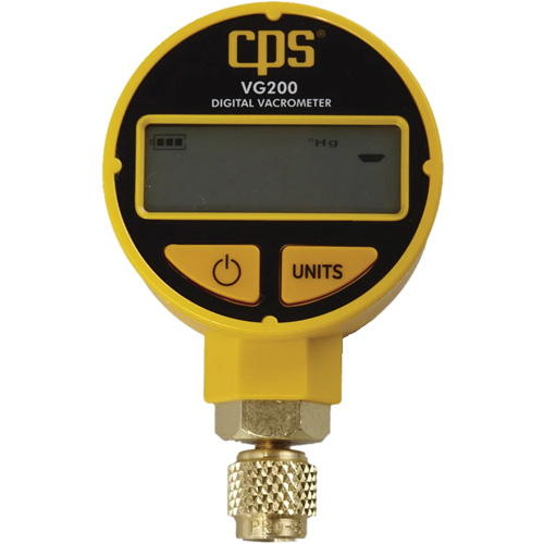 Digital Vacuum Gauge, Micron, Torr & Millibar with Case Les Fournitures Industrielles Méga