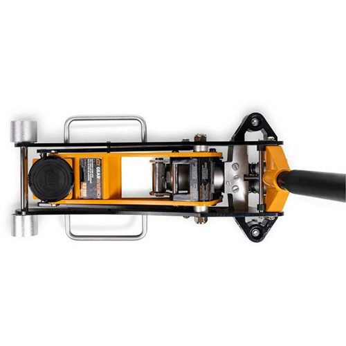 Aluminum Racing Jack, 2 Ton(s) Capacity, 3-1/4" Lowered, 18-1/2" Raised, Manual Hydraulic Les Fournitures Industrielles Méga