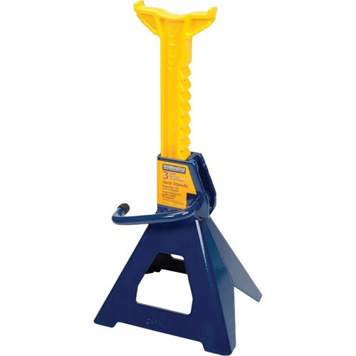 Jack Stand, Locking Handle/Ratchet, 3 tons Capacity, 19" H Les Fournitures Industrielles Méga