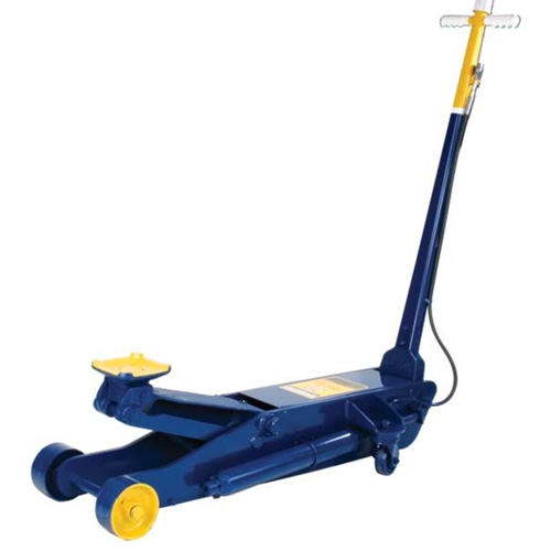 Long Chassis Service Jack, 10 Ton(s) Capacity, 6-3/4" Lowered, 25-1/2" Raised, Air Hydraulic Les Fournitures Industrielles Méga