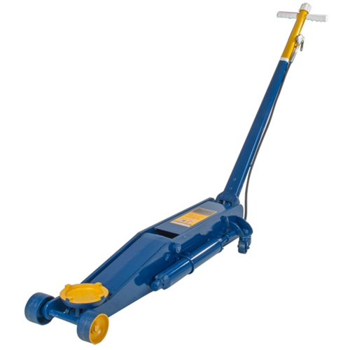 Long Chassis Service Jack, 4 Ton(s) Capacity, 5" Lowered, 25-3/4" Raised, Air Hydraulic Les Fournitures Industrielles Méga