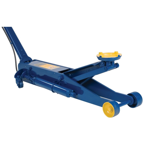 Long Chassis Service Jack, 4 Ton(s) Capacity, 5" Lowered, 25-3/4" Raised, Air Hydraulic Les Fournitures Industrielles Méga