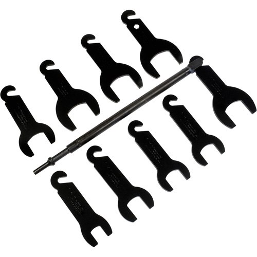 10-Piece Pneumatic Fan Clutch Wrench Set Les Fournitures Industrielles Méga