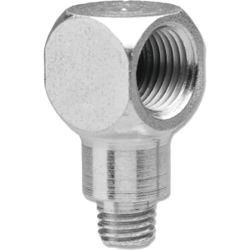 Grease Fitting Adapter with 90-Degree Angle, 1/4"-28 Thread Les Fournitures Industrielles Méga