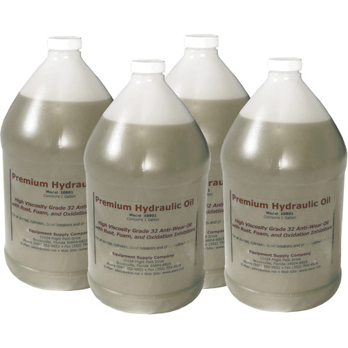 Huile hydraulique de premi&egrave;re qualit&eacute;, 4 gal., Cruche Les Fournitures Industrielles Méga