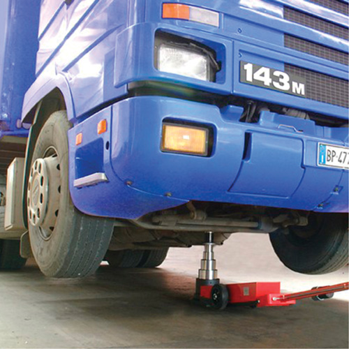 Cric &agrave; 4 &eacute;tapes, 17 tonne(s)/28 tonne(s)/55 tonnes/88 tonnes, Air comprim&eacute;/hydraulique Les Fournitures Industrielles Méga