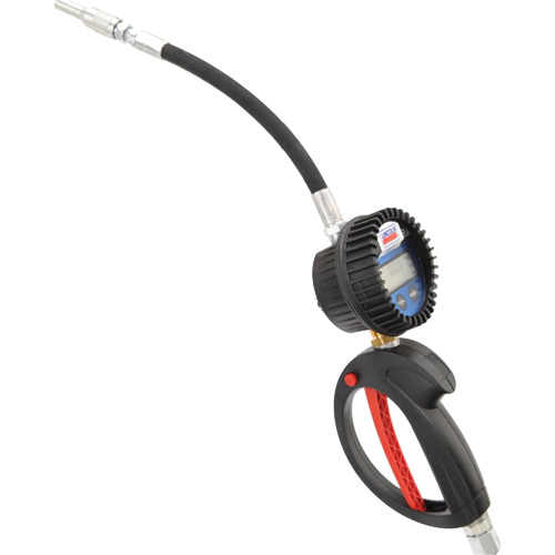 D&eacute;bitm&egrave;tre &eacute;lectronique de lubrifiant avec rallonge de 13" Les Fournitures Industrielles Méga