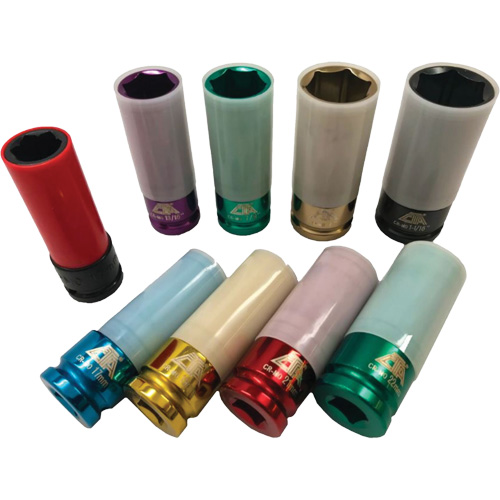 Thin Wall Master Impact Socket Set, 9 Pieces, 1/2" Drive Size Les Fournitures Industrielles Méga