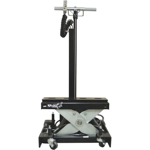 Cric de service de plancher, 12 tonne(s) Capacit&eacute;, 7-1/2" Abaiss&eacute;e, 15-3/4" &eacute;lev&eacute;e, Air comprim&eacute;/hydraulique Les Fournitures Industrielles Méga