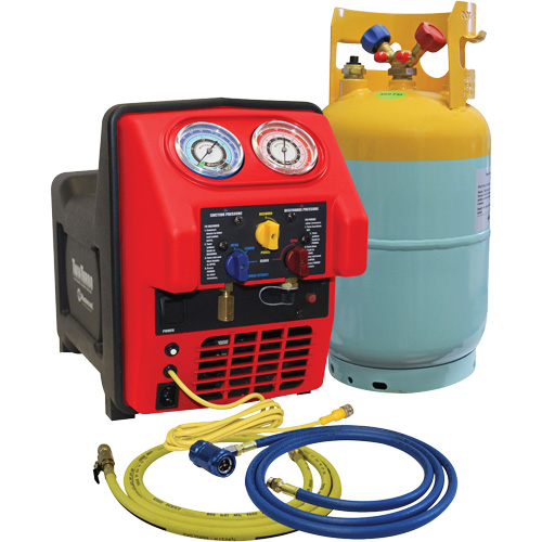 Spark Free Twin Turbo Refrigerant Recovery Machine For R1234Yf Les Fournitures Industrielles Méga