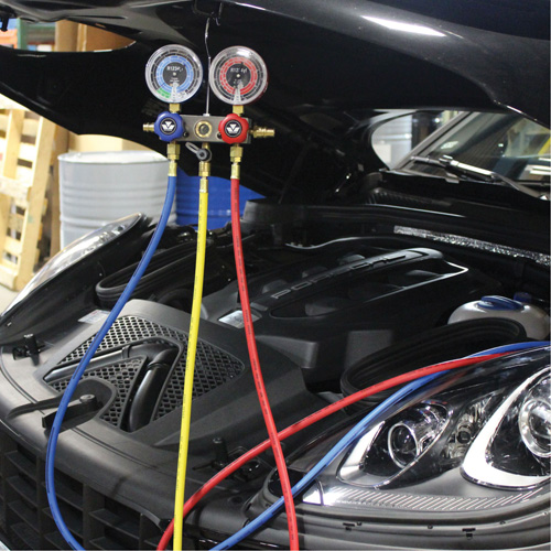 Ensemble de manom&egrave;tres &agrave; piston &agrave; 2 voies R1234Yf Les Fournitures Industrielles Méga