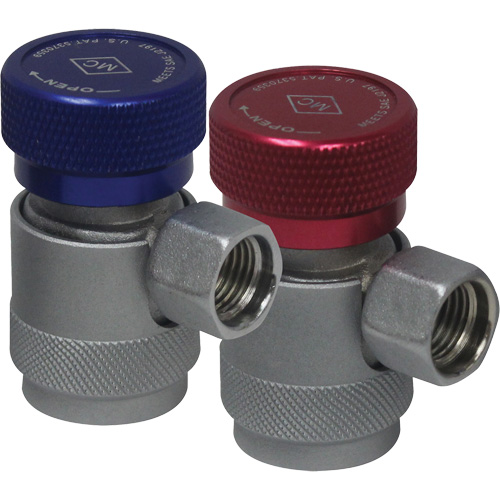 Low Side Manual R134a Quick Coupler with safety lock Les Fournitures Industrielles Méga