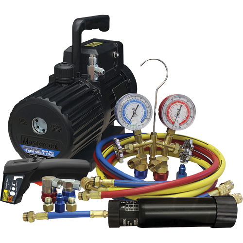 Dual R134A/R1234YF Evacuation & Charging Combo Kit Les Fournitures Industrielles Méga