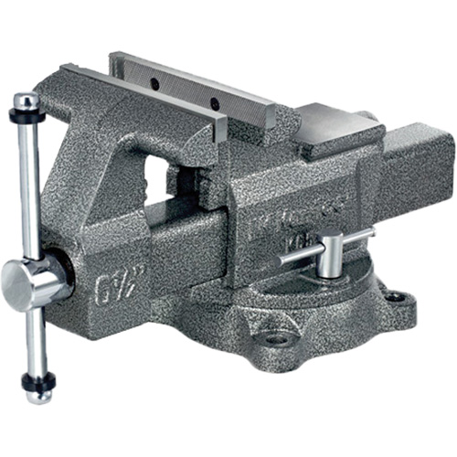 &eacute;tau professionnel d'atelier K65, Largeur des m&acirc;choires 6-1/2", Profondeur de la gorge 3-7/8", Base Pivotant Les Fournitures Industrielles Méga