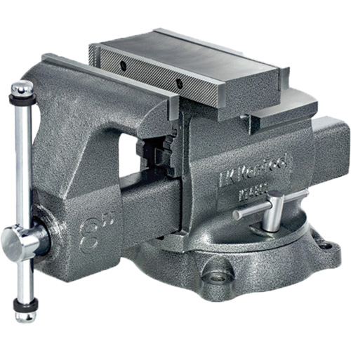 &eacute;tau r&eacute;versible pour m&eacute;canicien professionnel KT4800, Largeur des m&acirc;choires 8", Profondeur de la gorge 4-7/8", Base Pivotant Les Fournitures Industrielles Méga
