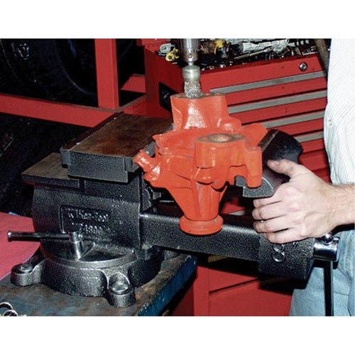 &eacute;tau r&eacute;versible pour m&eacute;canicien professionnel KT4800, Largeur des m&acirc;choires 8", Profondeur de la gorge 4-7/8", Base Pivotant Les Fournitures Industrielles Méga