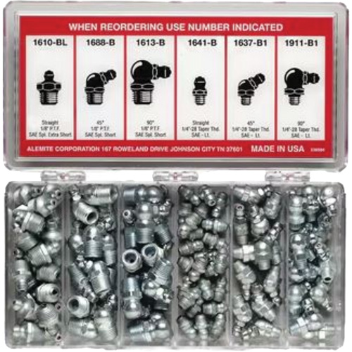 96-Piece Fitting Assortment with Box Les Fournitures Industrielles Méga