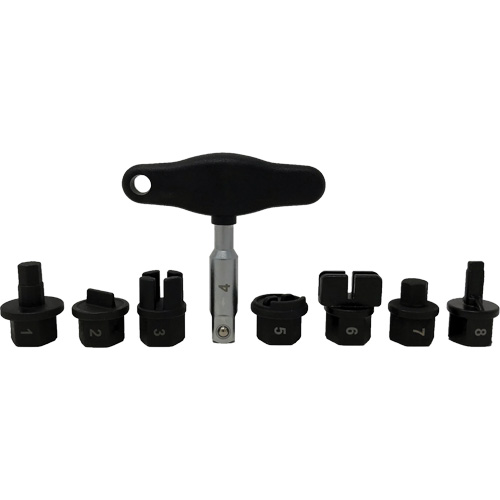Trousse d'outils pour bouchons de vidange dhuile 8 morceaux Les Fournitures Industrielles Méga