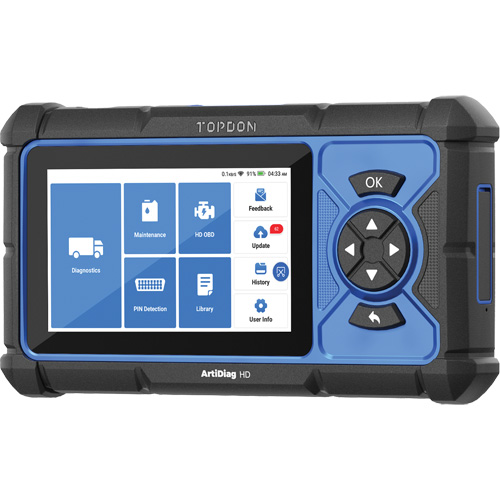 Outil de diagnostic robuste 5" ArtiDiag HD avec fonctions d'entretien Les Fournitures Industrielles Méga