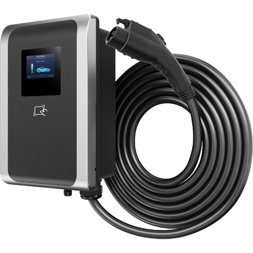 Chargeur pour VE commercial PulseQ AC Max, 48 A, Niveau 2 CA, Connecteur Type 1 (SAE J1772) Les Fournitures Industrielles Méga