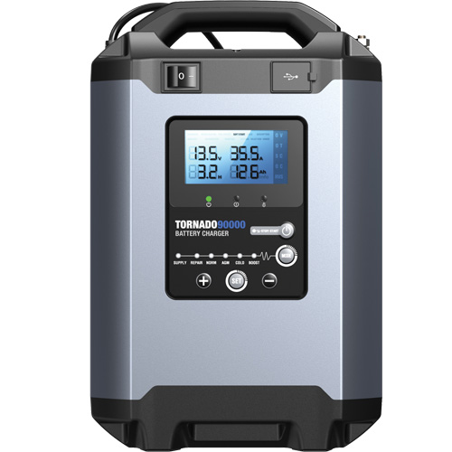 Alimentation stable 90 A et chargeur intelligent 12 V/24 V Tornado90000 Les Fournitures Industrielles Méga