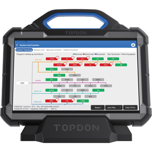 Phoenix Max Basic 13.3" OE-Level Scan Tool, Docking Station, & Cloud-Based Programming Les Fournitures Industrielles Méga