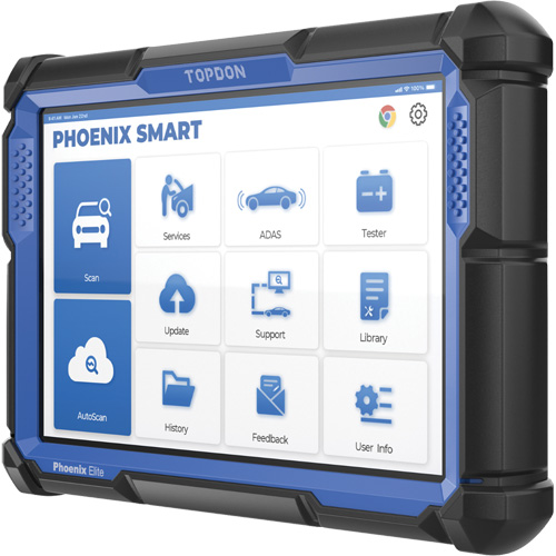 Phoenix Smart – Outil de diagnostic de niveau constructeur avec &eacute;cran 10,1", programmation bas&eacute;e sur l'infonuage et protocoles avanc&eacute;s Les Fournitures Industrielles Méga