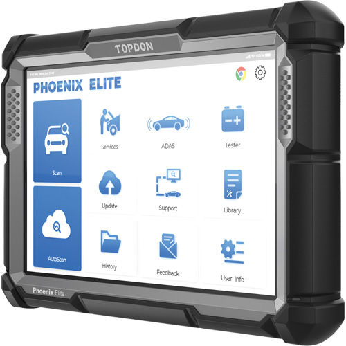 Outil de diagnostic de niveau constructeur Phoenix Elite avec &eacute;cran 10,1", programmation bas&eacute;e sur l'infonuage et CANFD Les Fournitures Industrielles Méga