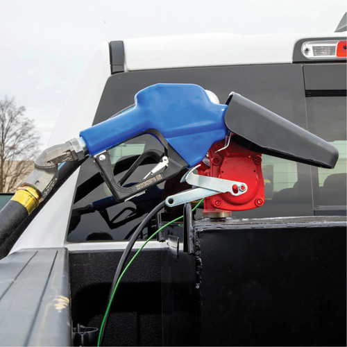 Blue Cold Weather Automatic Diesel Spout Nozzle Les Fournitures Industrielles Méga