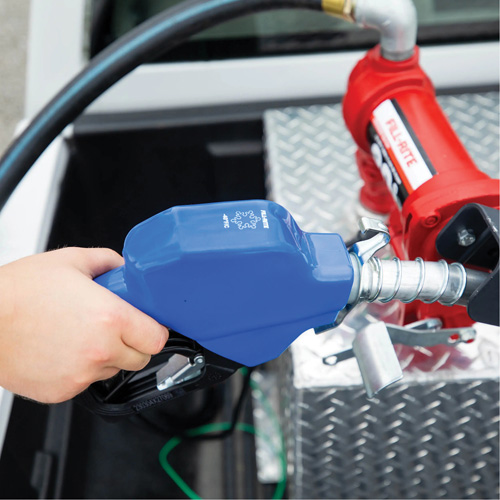 Blue Cold Weather Automatic Diesel Spout Nozzle Les Fournitures Industrielles Méga