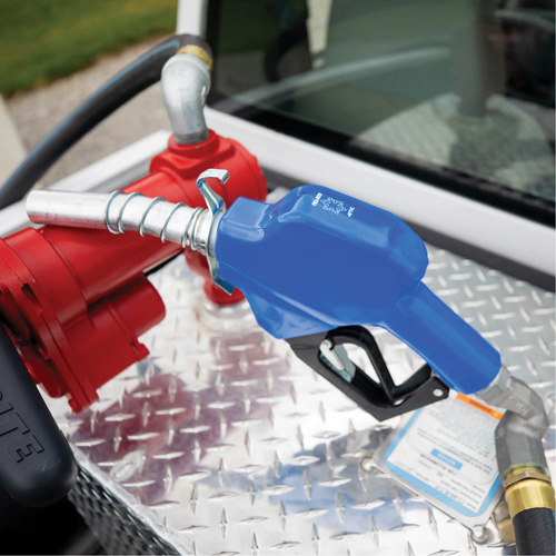 Blue Cold Weather Automatic Diesel Spout Nozzle Les Fournitures Industrielles Méga