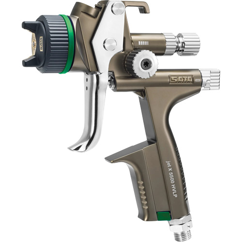 Pistolet de peinture de premi&egrave;re qualit&eacute; pour la peinture automobile X 5500 HVLP 1,3 I RPS D, Entr&eacute;e d'air 1/4" NPT, 15,19 pi³/min, Capacit&eacute; 0,6 L/0,9 L, 0,17 psi Les Fournitures Industrielles Méga