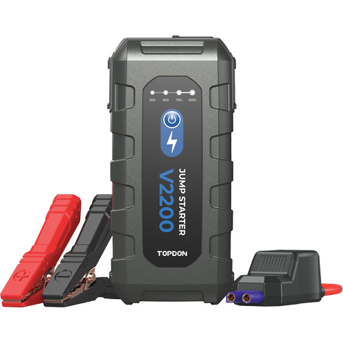 V2200 Jump Starter, Power Bank & Flashlight Les Fournitures Industrielles Méga