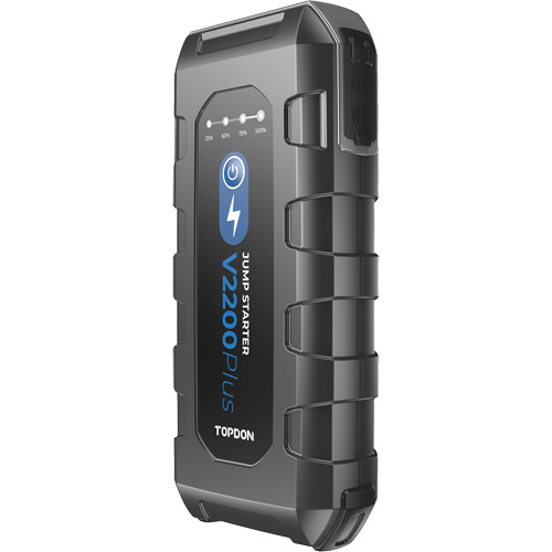 V2200Plus 2-en-1: d&eacute;marreur de secours 2200 A de pointe, testeur de batterie et de syst&egrave;me Les Fournitures Industrielles Méga