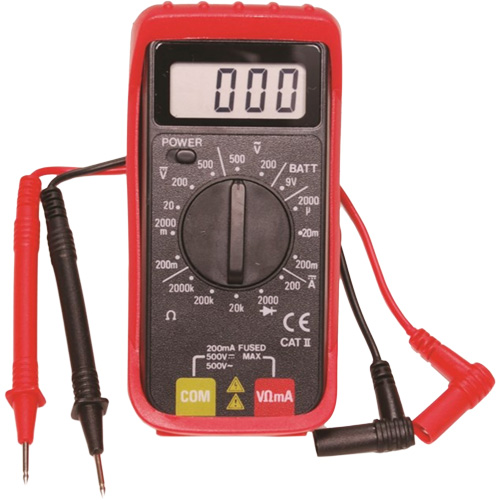 Digital Mini Multimeter with Holster Les Fournitures Industrielles Méga