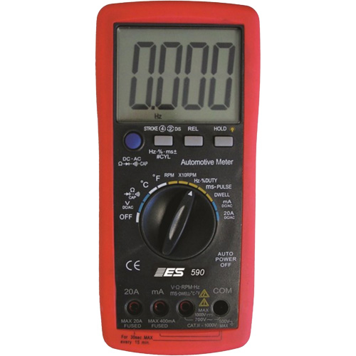 Pro Automotive Digital Multimeter with Case Les Fournitures Industrielles Méga