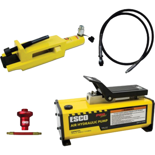 Giant Tire/Earthmover Bead Breaker Kit with 1/2 Gallon Hydraulic Pump Les Fournitures Industrielles Méga