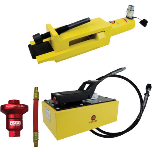 Giant Tire/Earthmover Bead Breaker Kit with 5 Quart Hydraulic Pump Les Fournitures Industrielles Méga