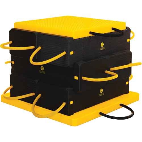 8-Piece CribLok Composite Cribbing System Kit Les Fournitures Industrielles Méga