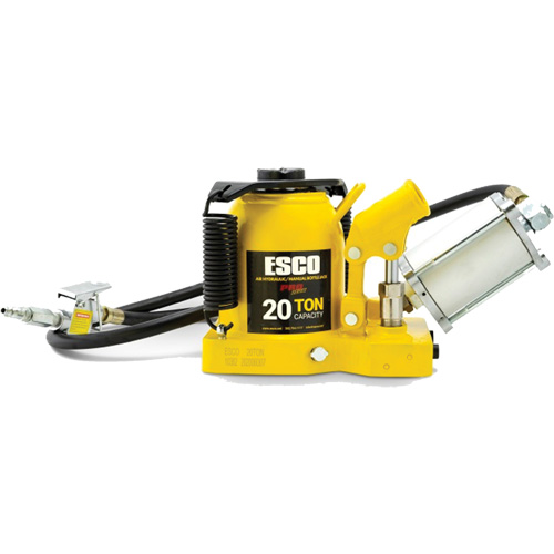 Cric bouteille de s&eacute;rie Pro "Shorty", 20 tonne(s), Air comprim&eacute;/hydraulique, 12-5/8" Hauteur &eacute;lev&eacute;e Les Fournitures Industrielles Méga
