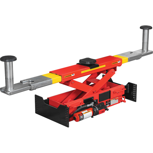 Air/Hydraulic Pump Operated Electric Vehicle Rolling Lift Bridge Les Fournitures Industrielles Méga