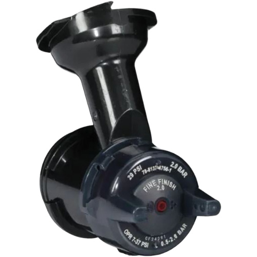Performance Gravity Fine Finish Atomizing Head - Red Les Fournitures Industrielles Méga