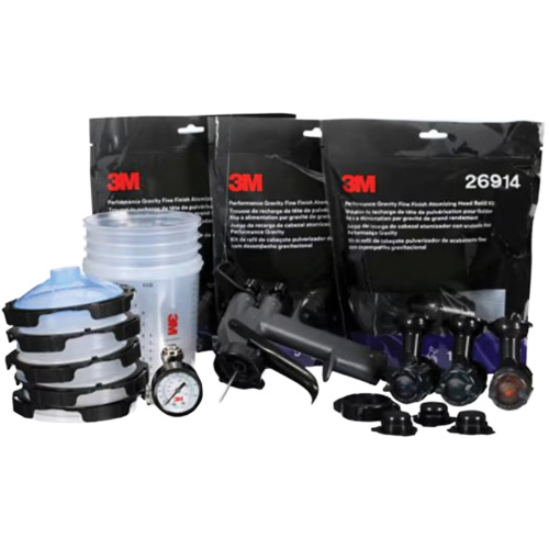 Syst&egrave;me de pistolet pulv&eacute;risateur Performance pour finition fine avec godets PPS, 13 pi³/min, 29 psi Les Fournitures Industrielles Méga