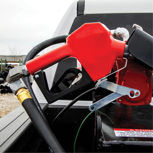 Pistolet de distribution automatique rouge pour essence Les Fournitures Industrielles Méga