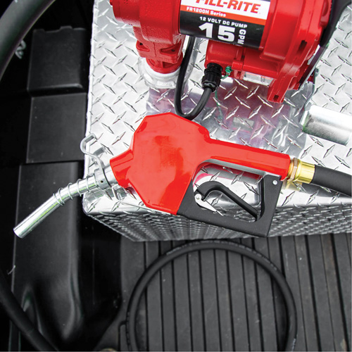 Pistolet de distribution automatique rouge pour essence Les Fournitures Industrielles Méga