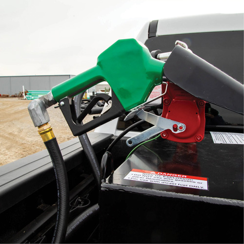 Pistolet de distribution automatique vert pour essence Les Fournitures Industrielles Méga