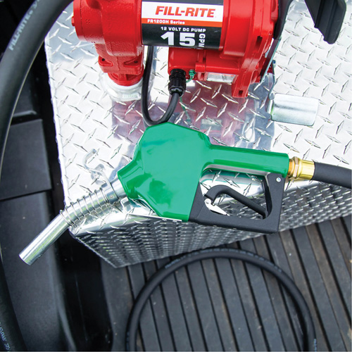 Pistolet de distribution automatique vert pour essence Les Fournitures Industrielles Méga